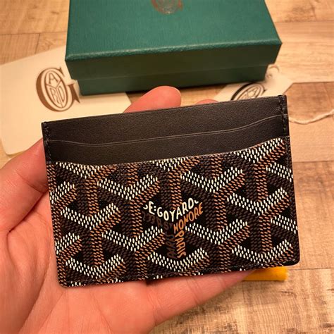 e goyard credit card holder|goyard card holder price 2022.